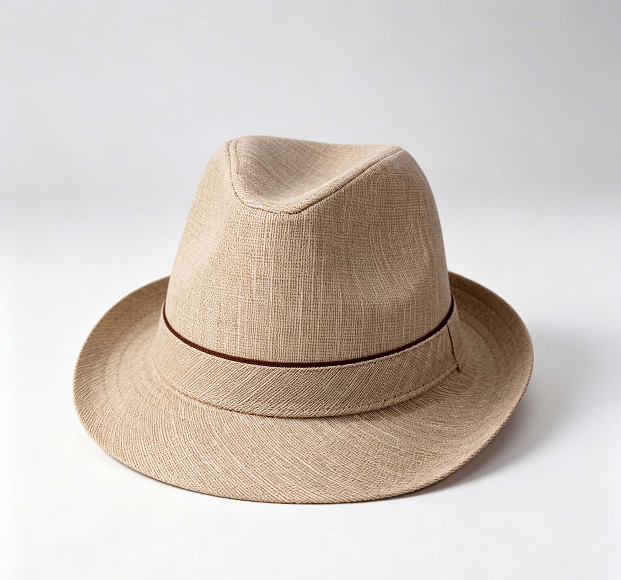 Solid Woven Summer Fedora Sun Hat